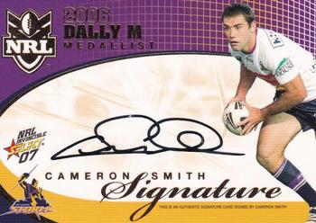2007 Select NRL Invincible - Signature #S1 Cameron Smith Front